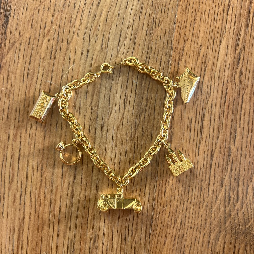 Gold Charm Bracelet